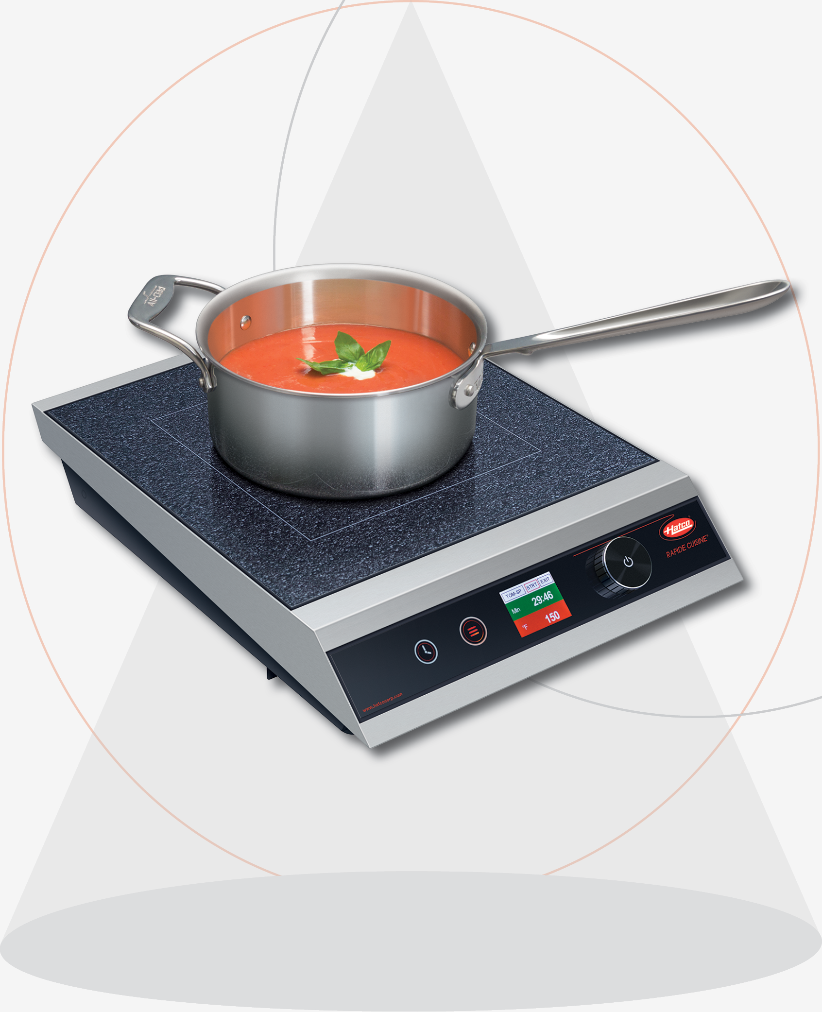 IRNG-PC1-36 Rapide Cuisine Countertop High-Powered/Heavy-Duty Induction Range