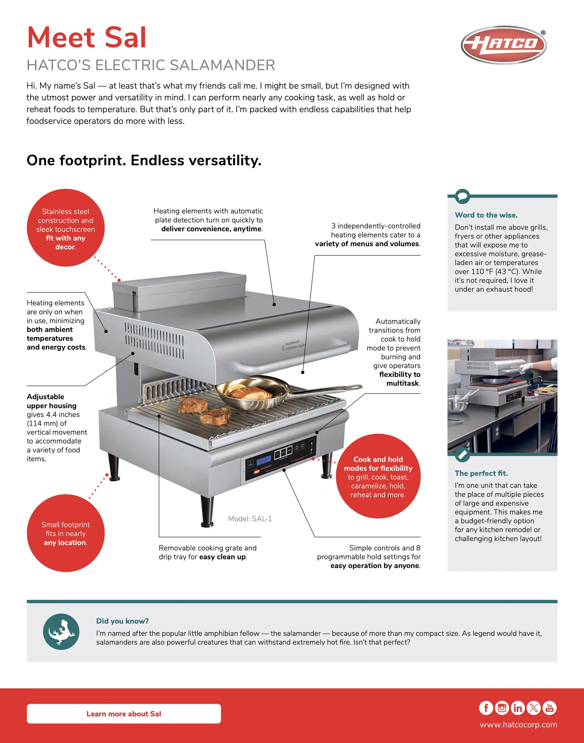 Meet Sal Product Guide PDF